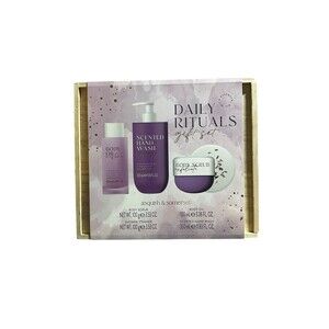 Daily Rituals Bath and Body Box Gifts 4 Pcs Spa Gift Set Lavender Scent New